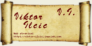 Viktor Ilčić vizit kartica